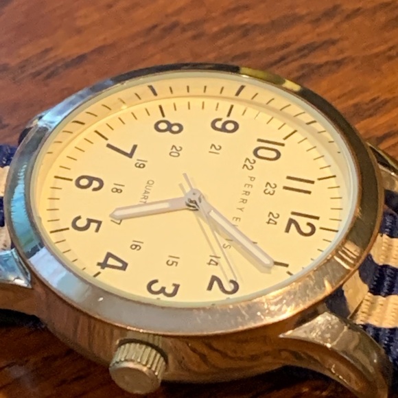 Perry Ellis Accutime Watch Long Fabric NATO Strap - Picture 9 of 12